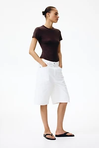 Short-Sleeved Microfiber Bodysuit