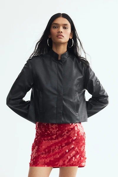 Veste en tissu enduit