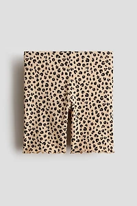 Printed Cotton Bike Shorts