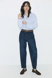 Barrel High Ankle Jeans