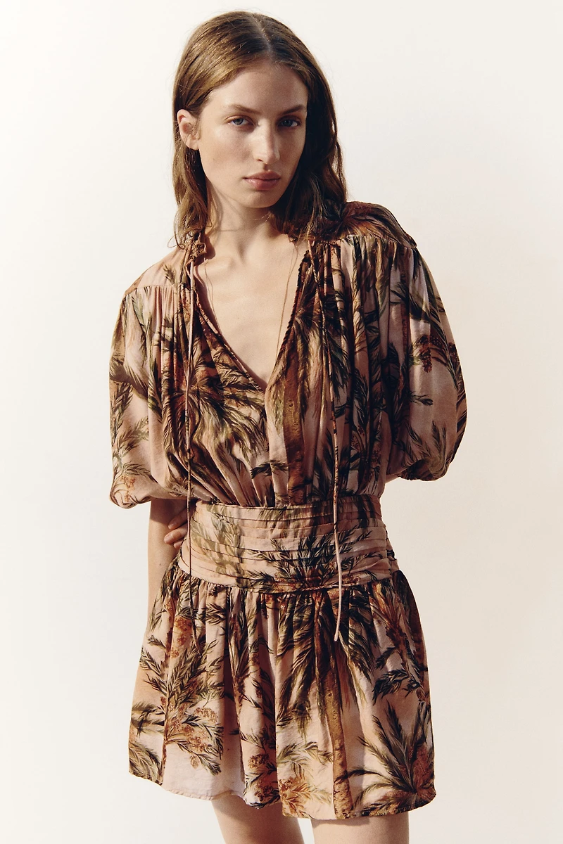 Draped Tunic Dress