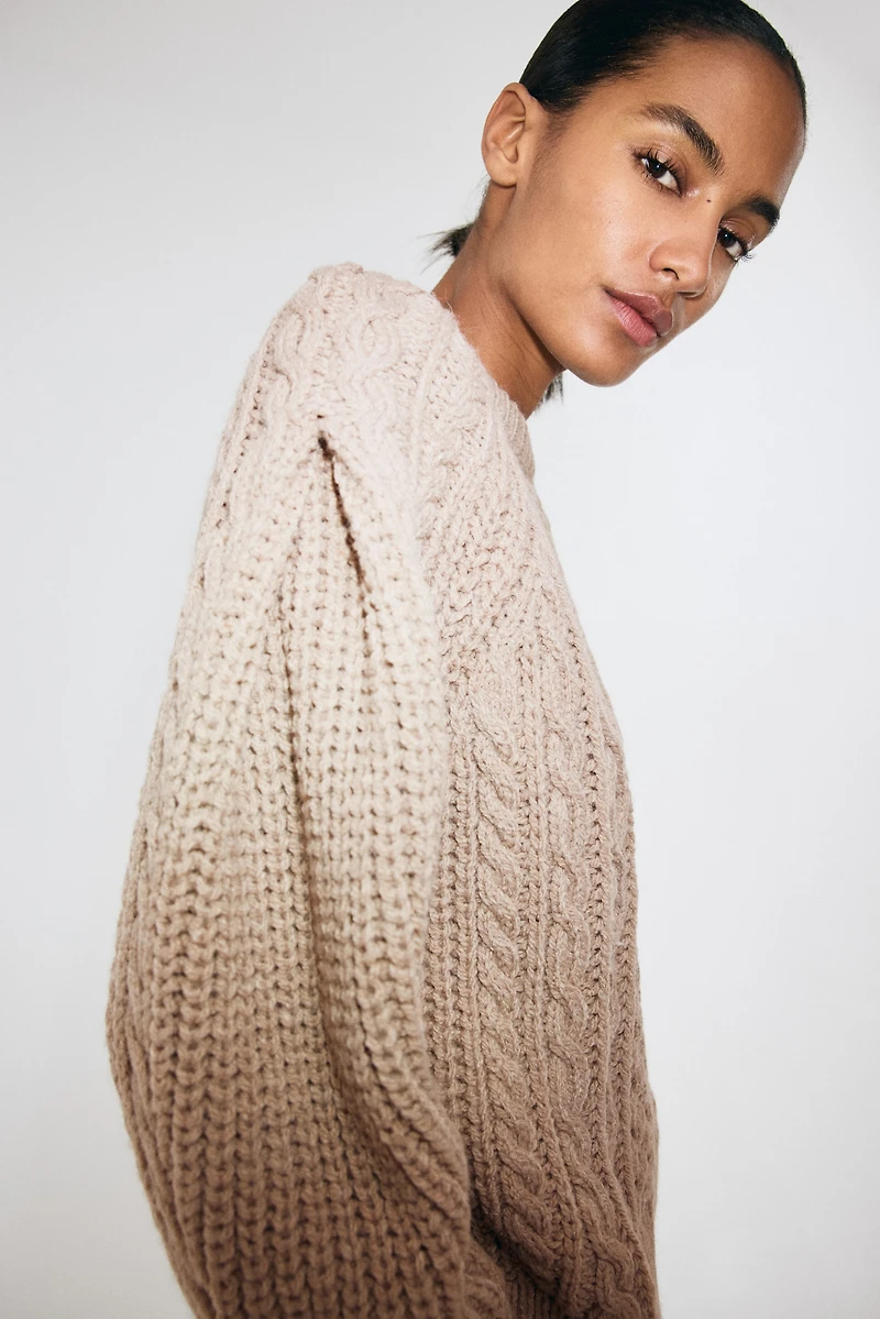 Cable-Knit Sweater