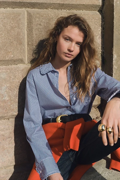 Chemise en popeline de coton