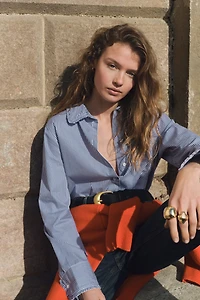 Chemise en popeline de coton