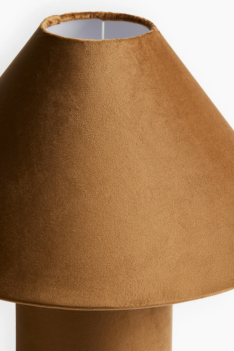 Bouclé-weave table lamp