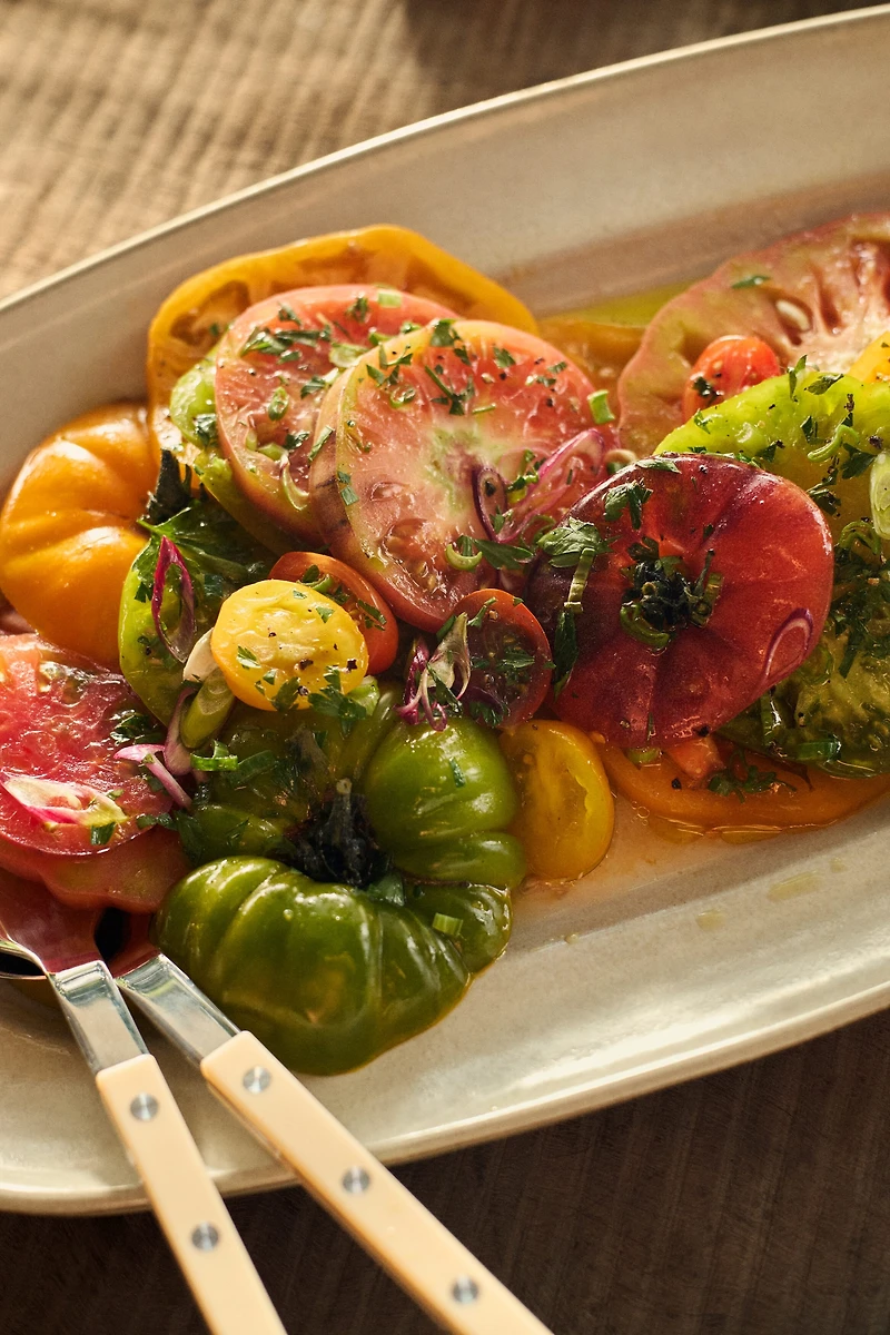 Reactive-Glaze Serving Plate