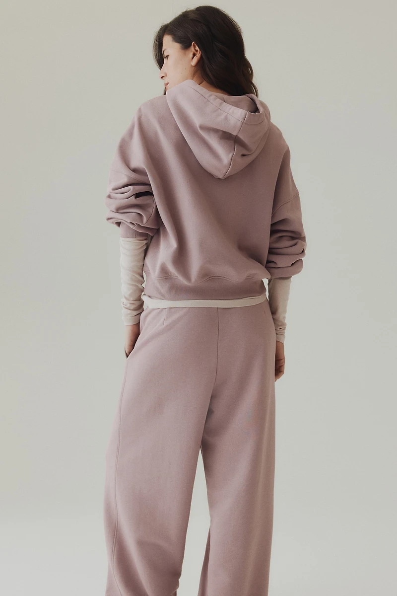 Pleat-Front Sweatpants