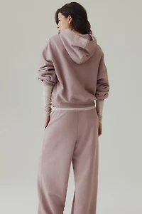 Pleat-Front Sweatpants