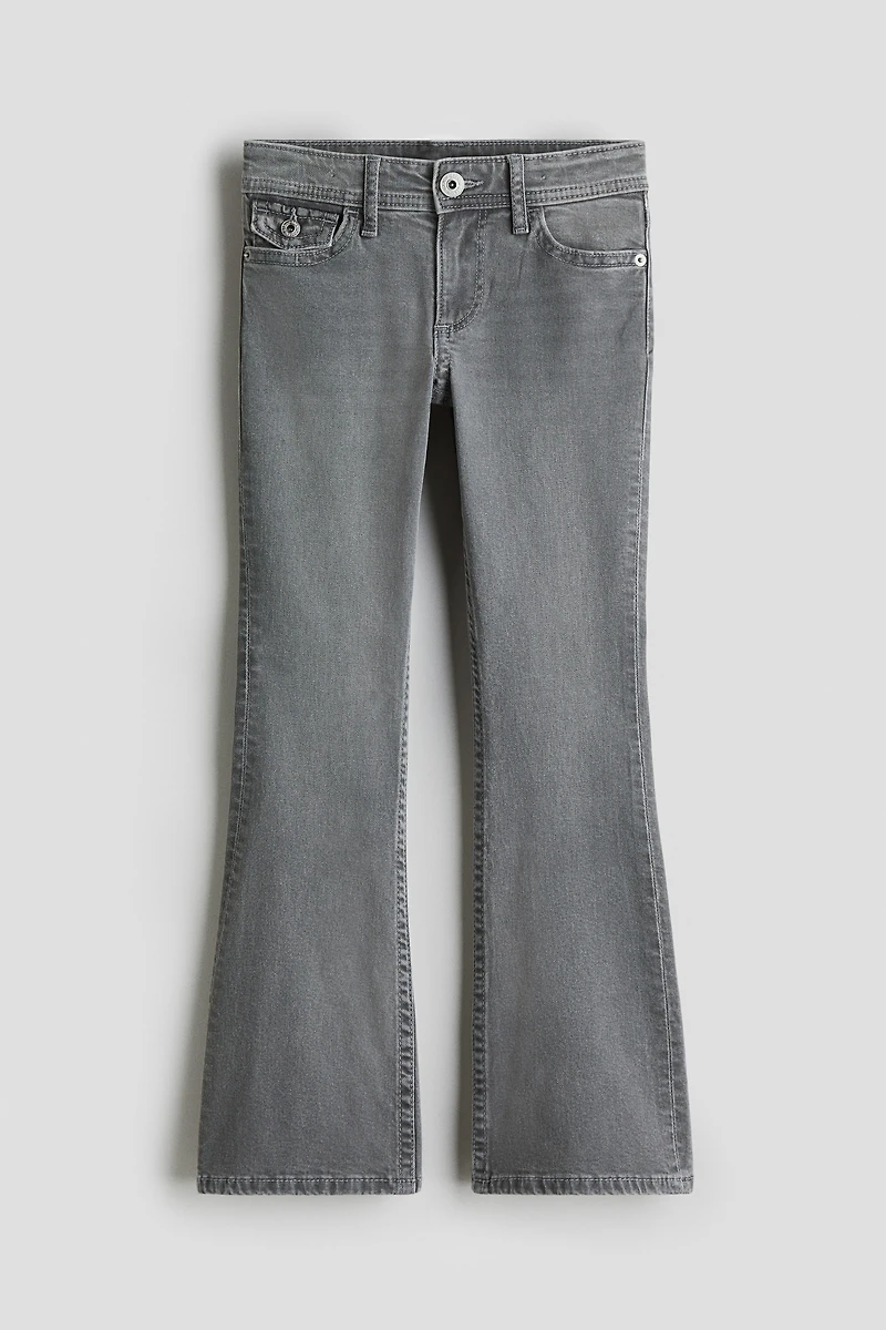 Flared Leg Low Jeans
