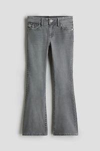 Flared Leg Low Jeans