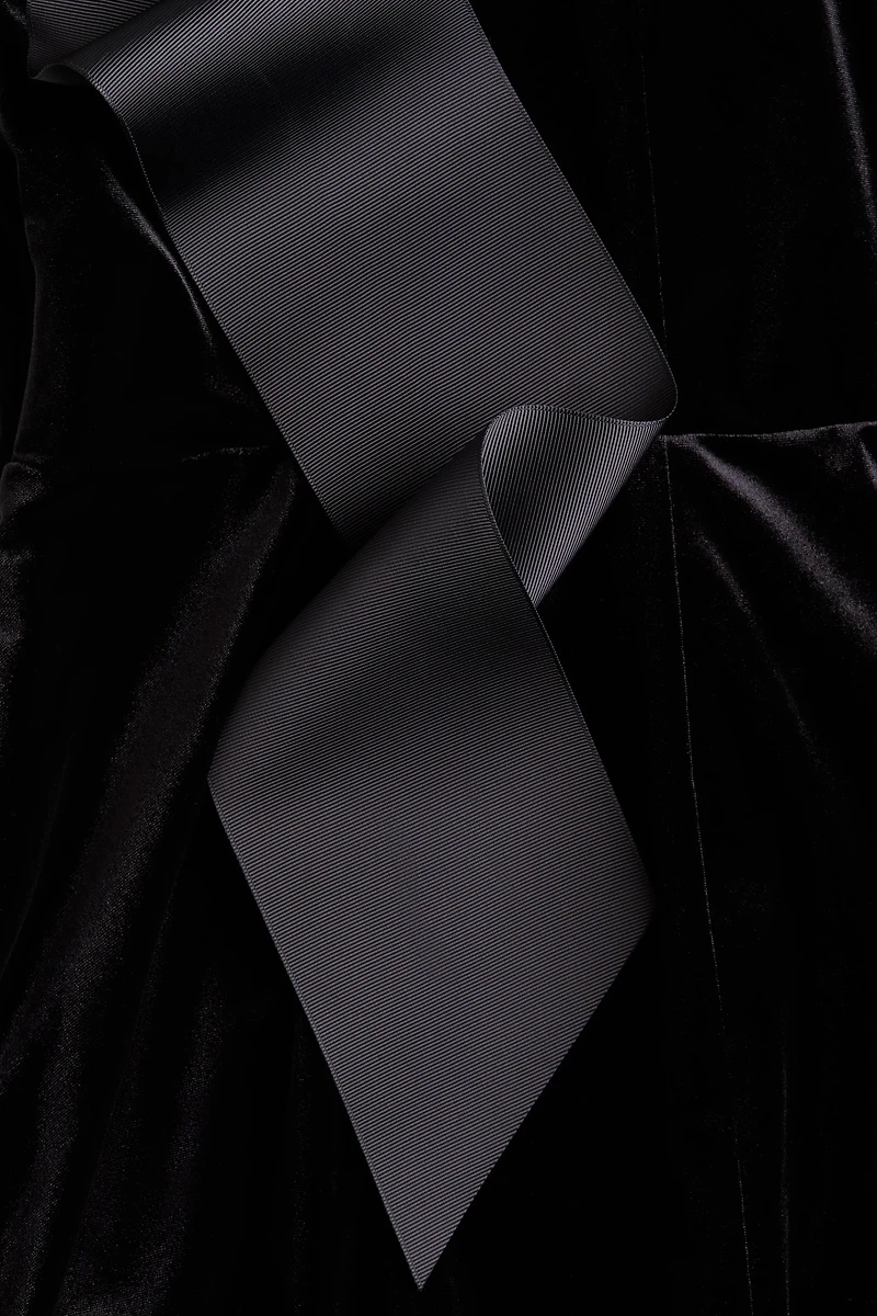 Balloon-Sleeved Dress