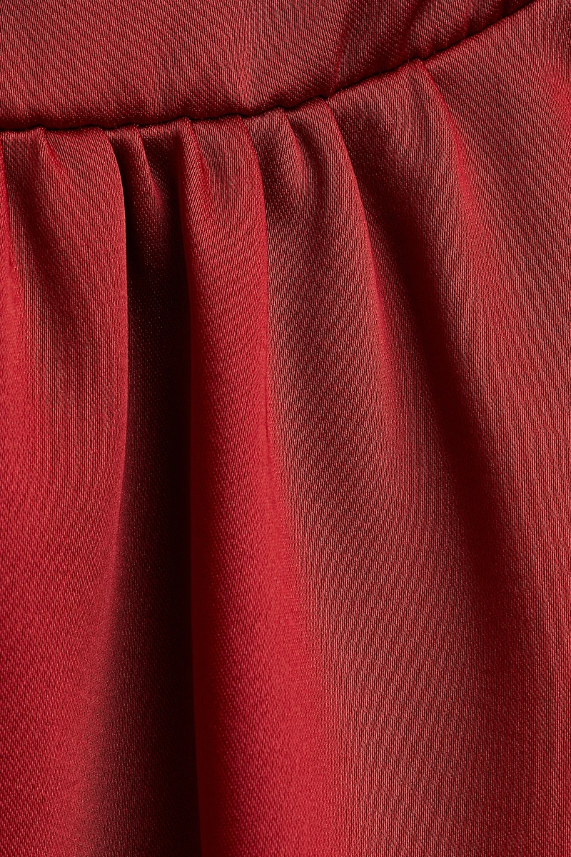 Circle-Skirt Halterneck Dress
