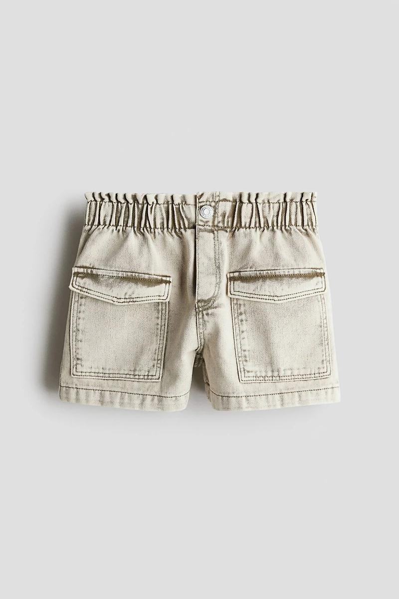 Loose Fit Denim Shorts