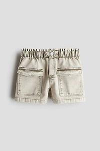 Loose Fit Denim Shorts