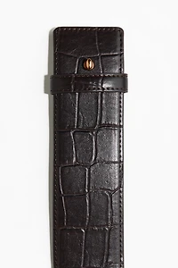 Ceinture en tissu enduit