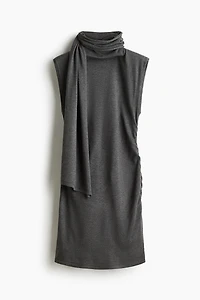Scarf-Collar Dress
