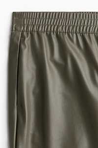 Wide Coated Joggers
