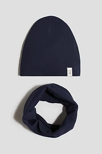 2-piece Beanie and Tube Scarf Set