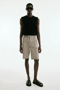 Regular Fit Pointelle-Knit Tank Top