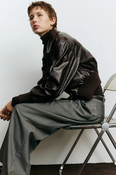 Pantalon sur mesure en laine mélangée