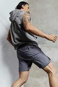 Loose-Fit Sleeveless Sports Hoodie
