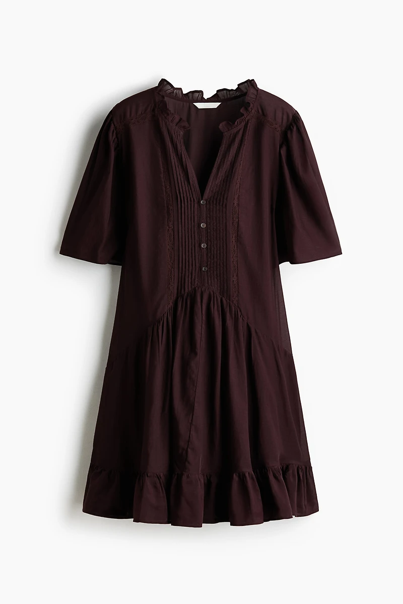 Robe tunique en viscose mélangée