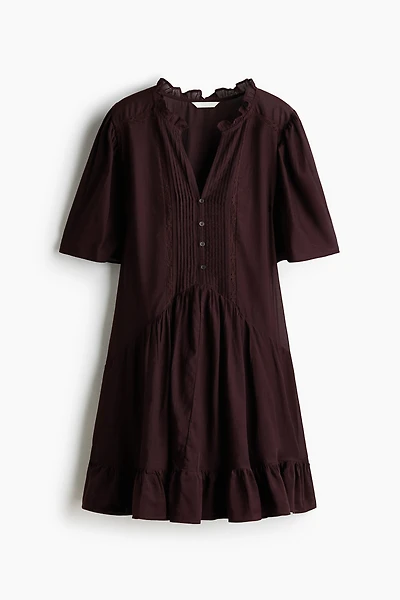 Robe tunique en viscose mélangée