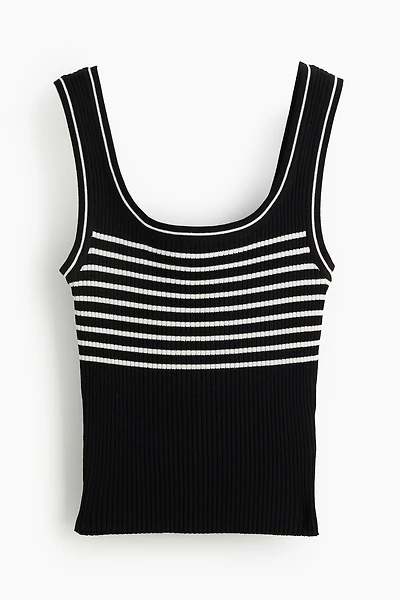 Rib-knit Tank Top