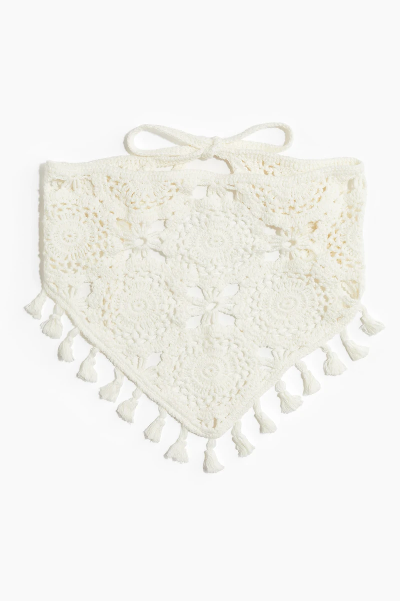 Crochet-Look Headscarf