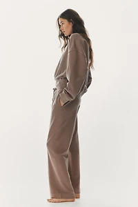 Chandail en molleton délavé