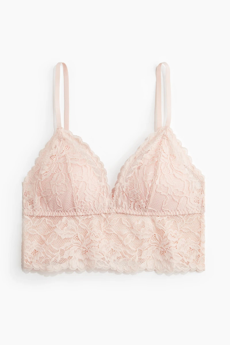 Padded lace bralette