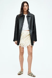 Chiffon Skirt with Flounces