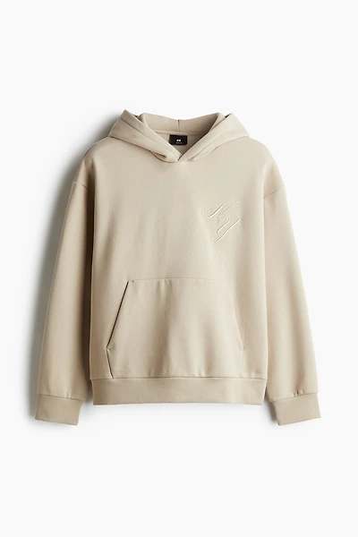 Loose-Fit Printed Hoodie