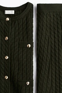 MAMA 2-Piece Cable-Knit Set