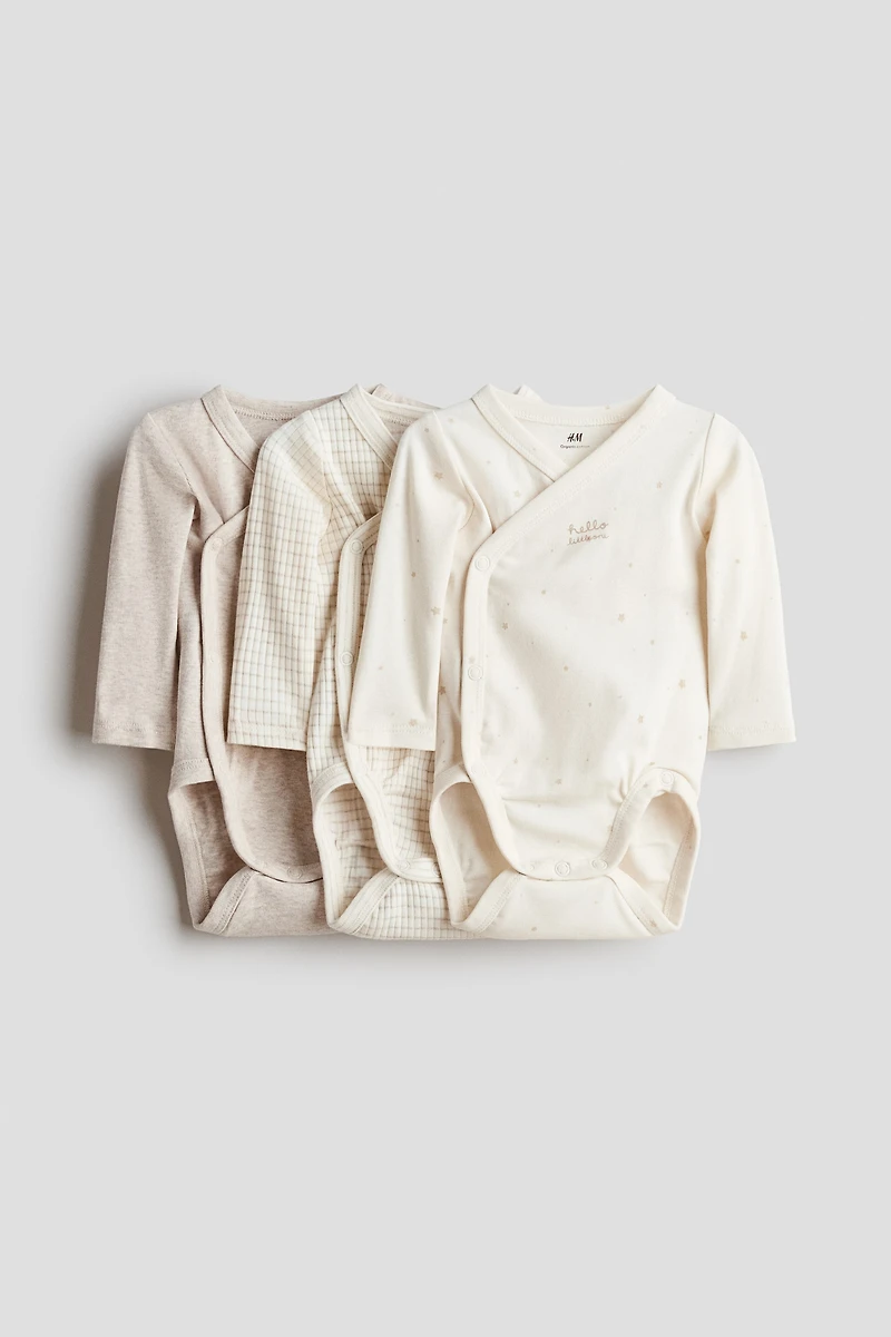 3-pack Wrapover Bodysuits