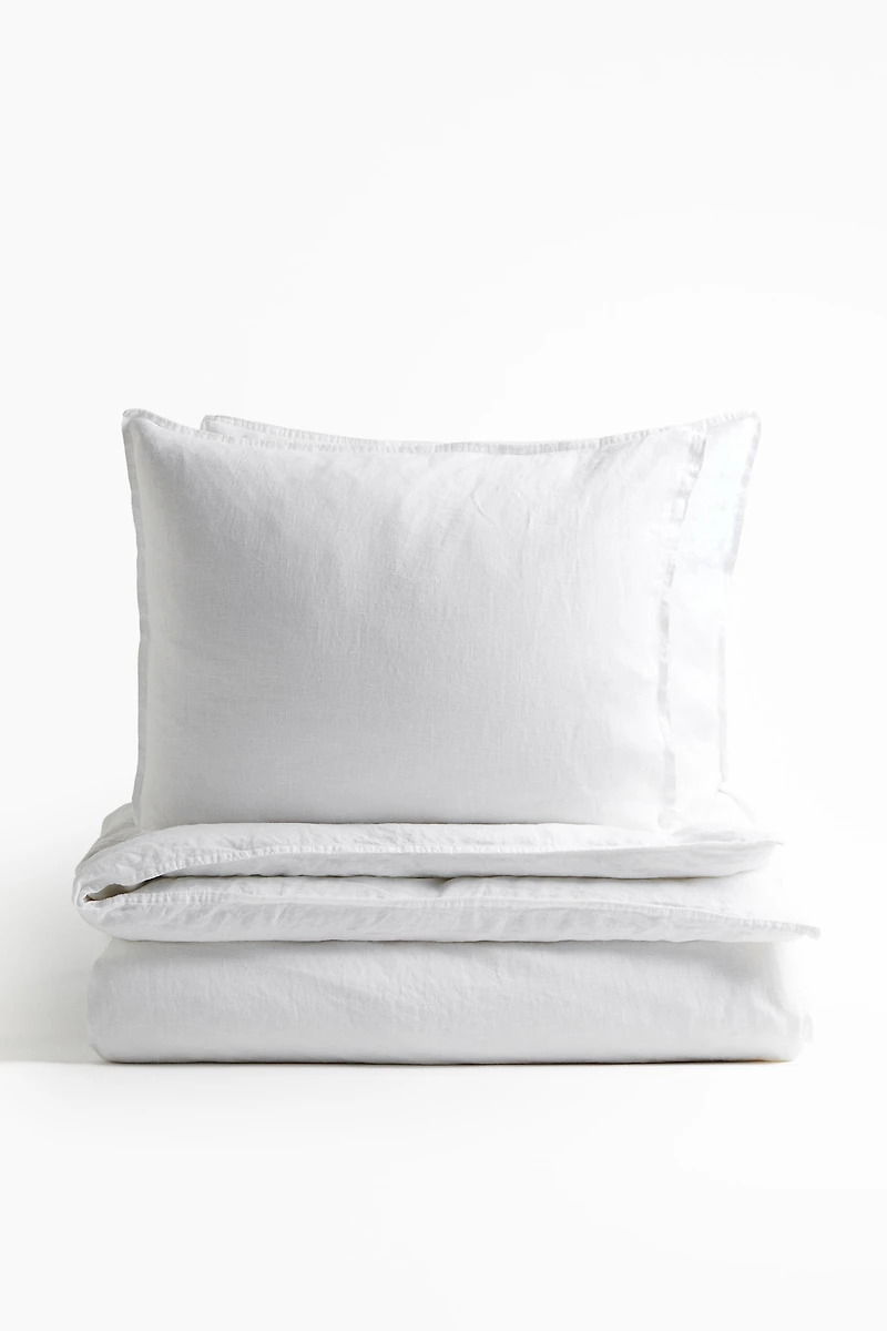 Linen King/Queen Duvet Cover Set