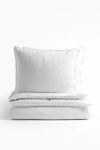 Linen King/Queen Duvet Cover Set