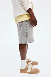 Loose-Fit Denim Shorts