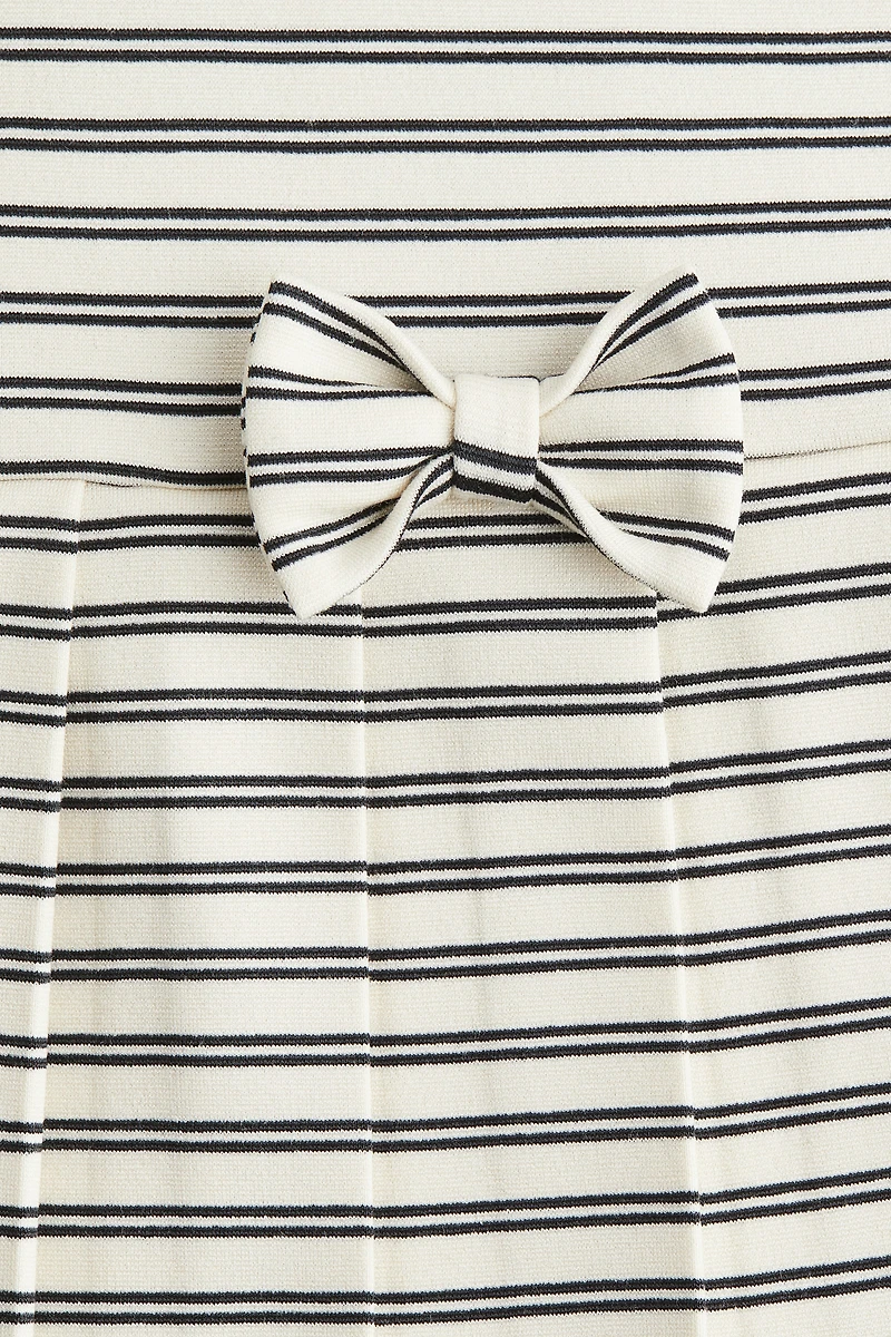 Bow-Detail Jersey Dress