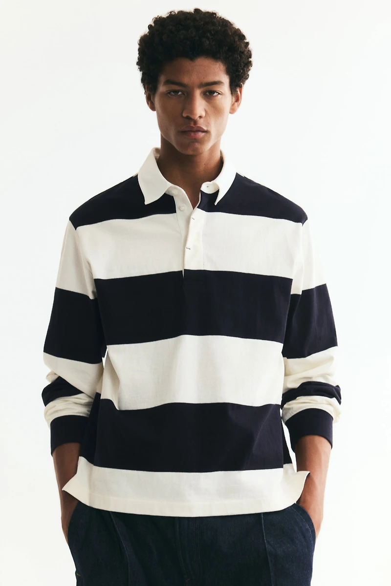 Regular-Fit Cotton Rugby Shirt