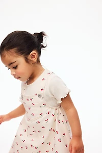 2-Piece Overall Dress and Top Set