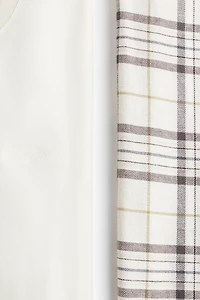 Cotton Pajama Shirt and Pants