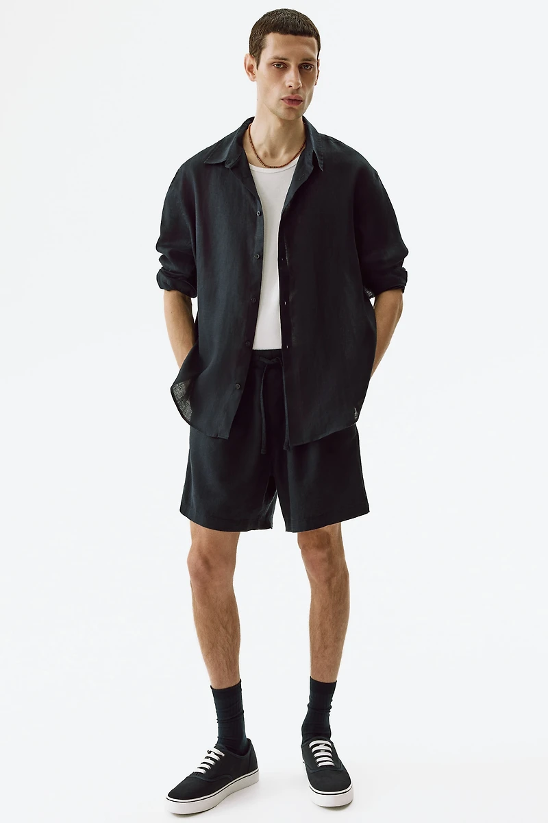 Relaxed-Fit Linen Shirt