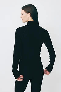 Wool Base-Layer Ski Top