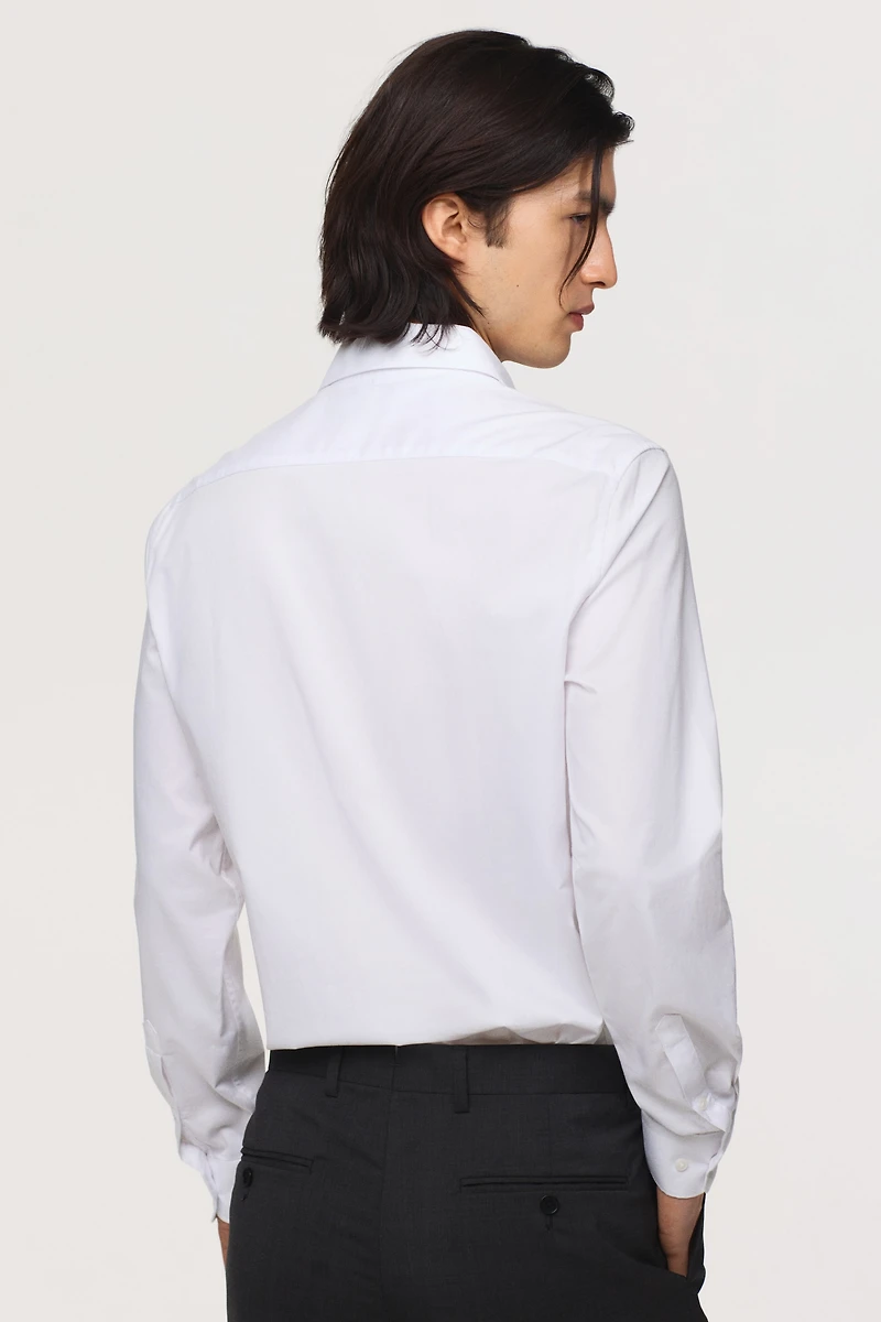 Slim-Fit Cotton Shirt