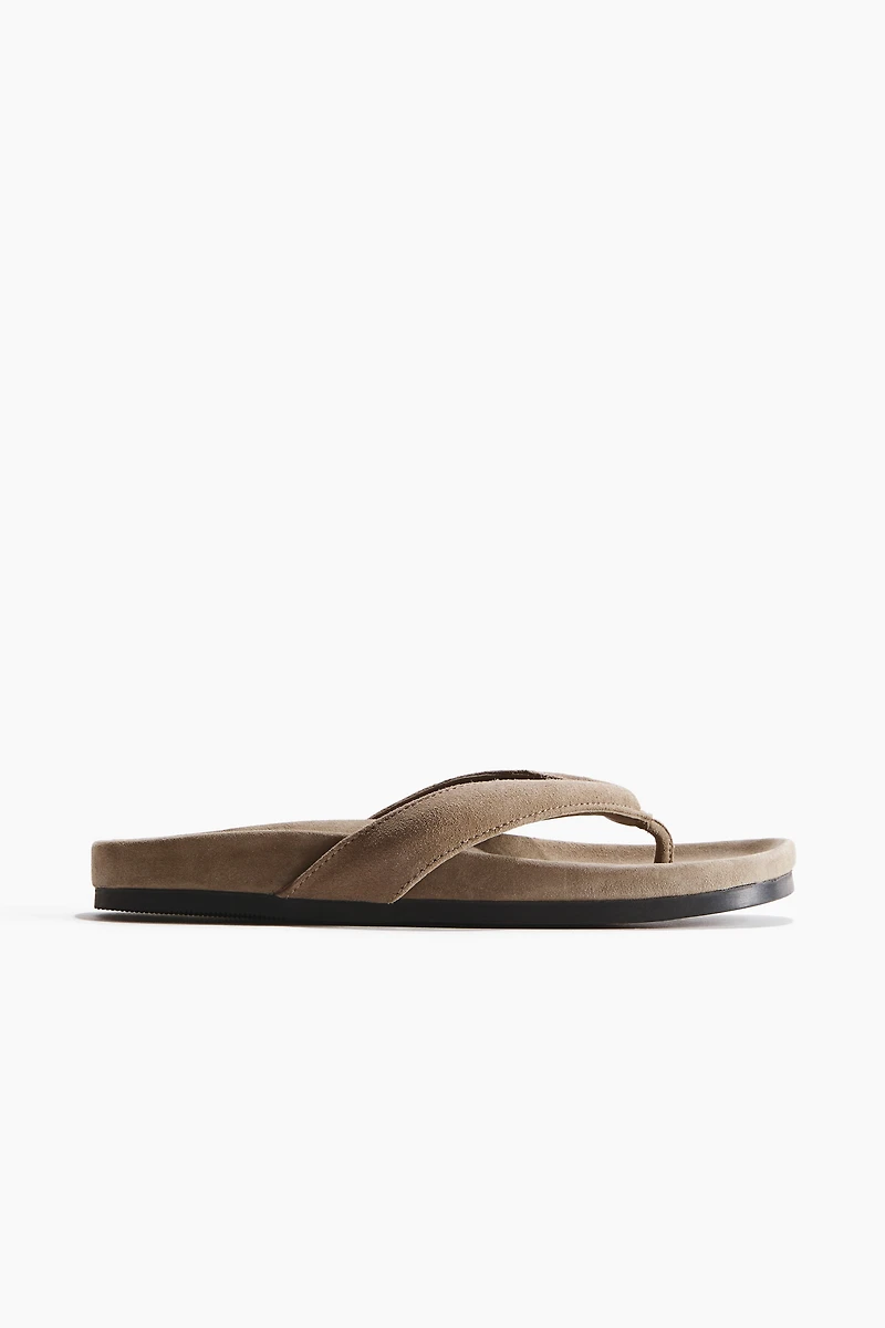 Tongs en cuir