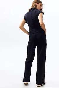 Straight-Leg Jersey Pants
