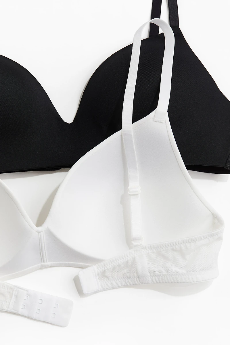 2-pack Microfiber Soft-cup Bras