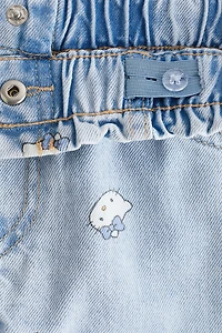 Loose Fit Denim Shorts