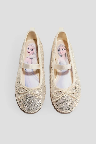 Glittery Ballet Flats